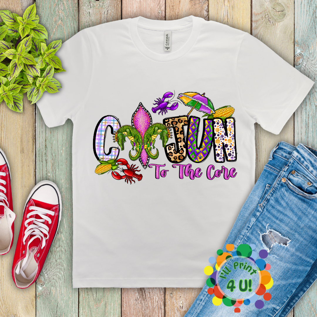 "Mardi Gras" (Multiple Options) Ready-to-Print DTF Transfer