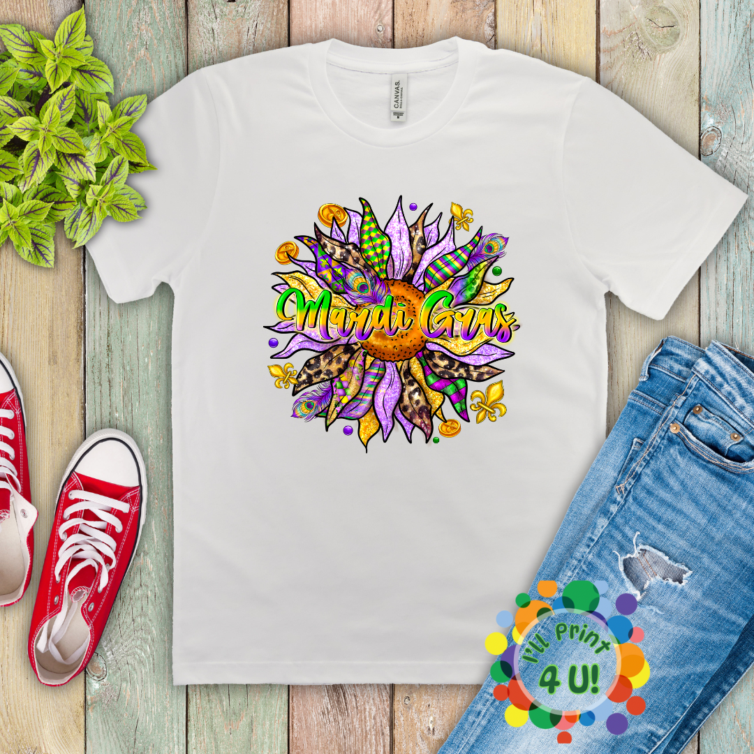 "Mardi Gras" (Multiple Options) Ready-to-Print DTF Transfer