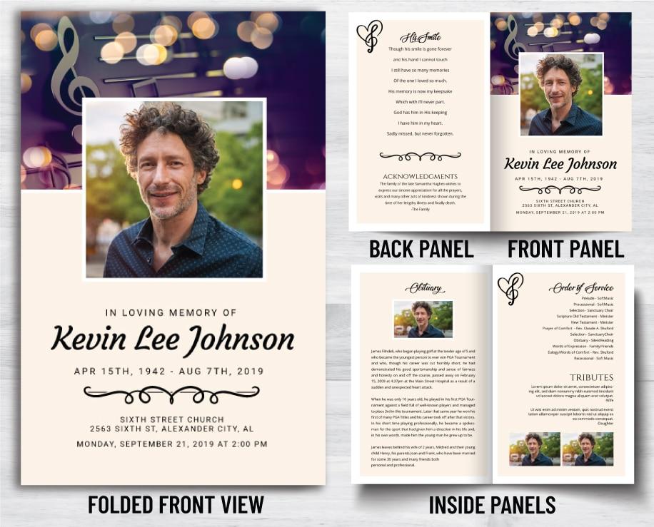 Custom Funeral Programs & Obituary Design and Printing