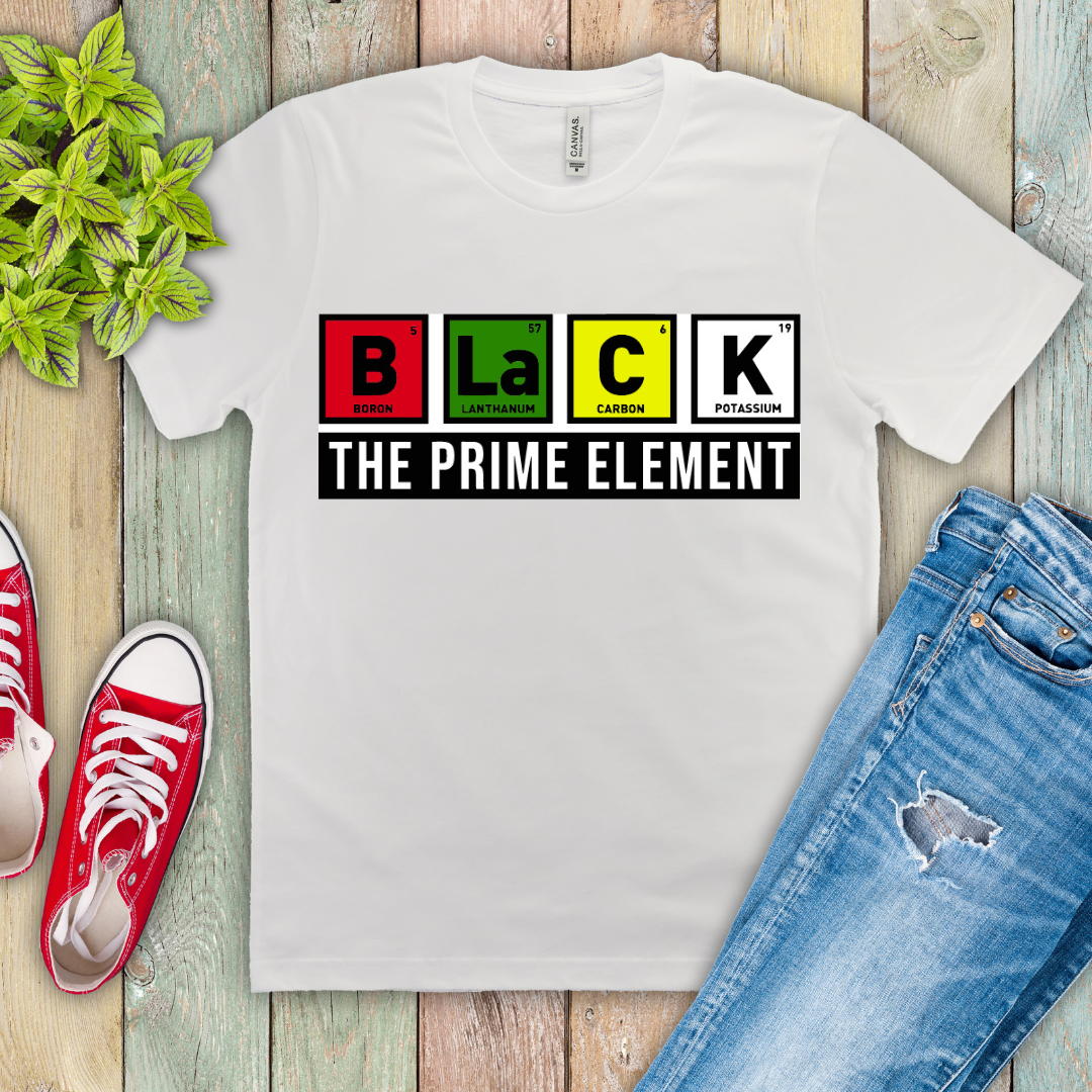 BLACK, The Prime Element (Multiple) Ready to Print DTF Transfer