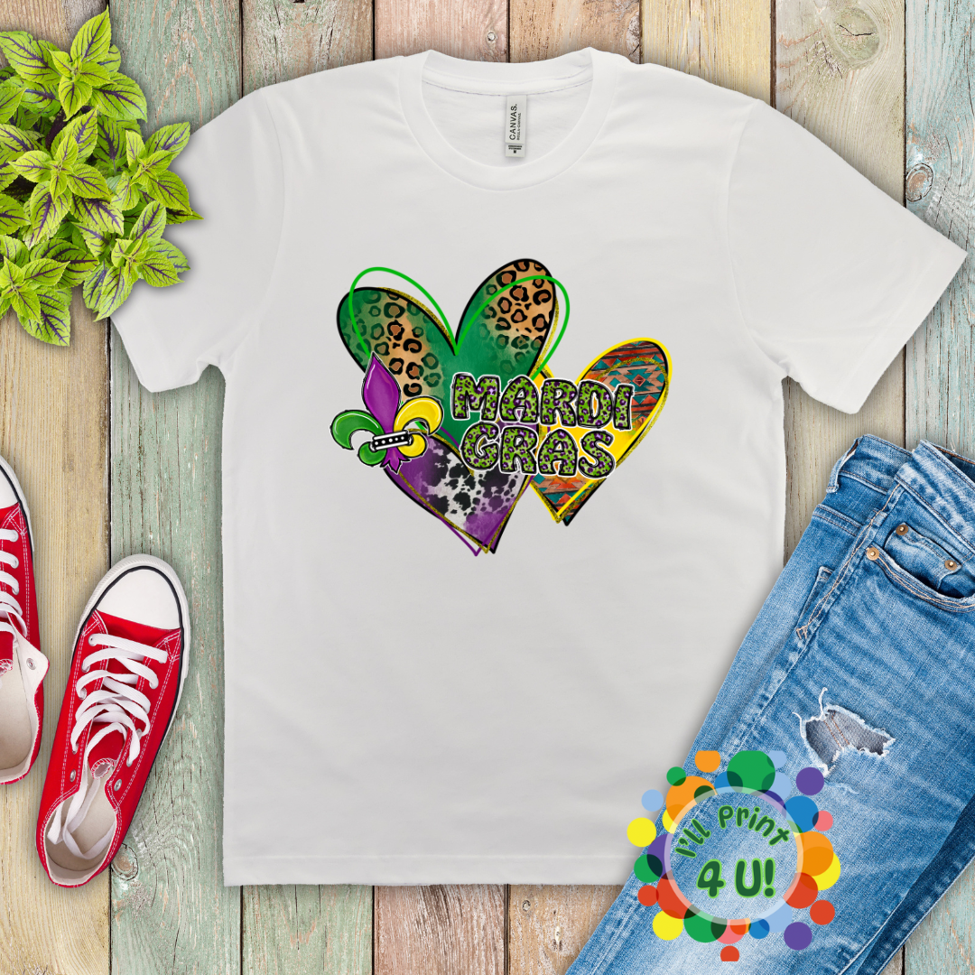 "Mardi Gras" (Multiple Options) Ready-to-Print DTF Transfer