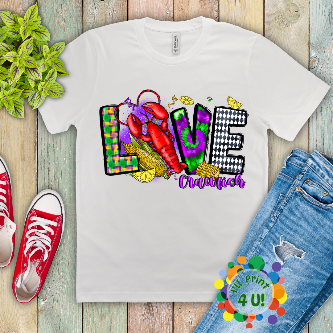 "Mardi Gras" (Multiple Options) Ready-to-Print DTF Transfer