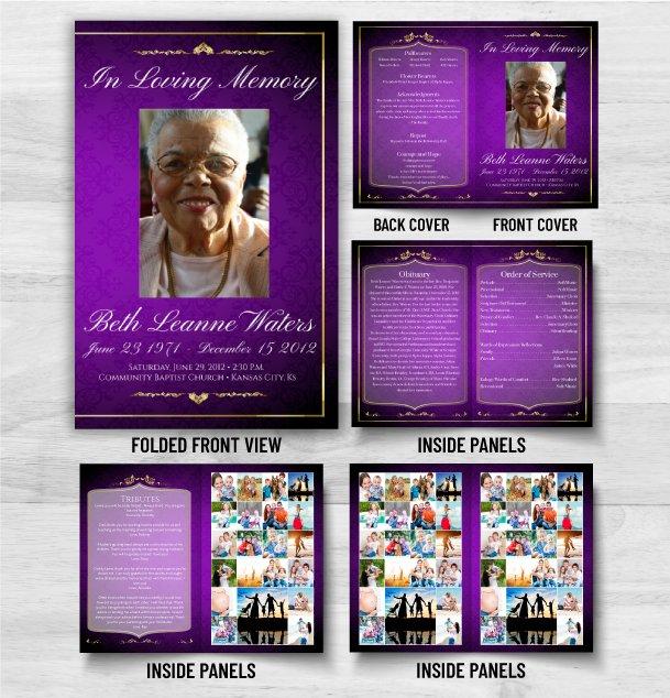Custom Funeral Programs & Obituary Design and Printing