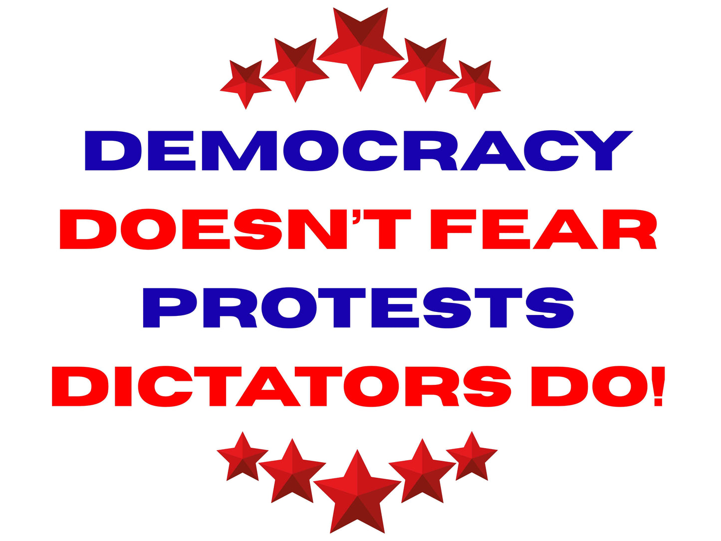 24x18  Protest Signs – Stand Loud. Stand Proud!