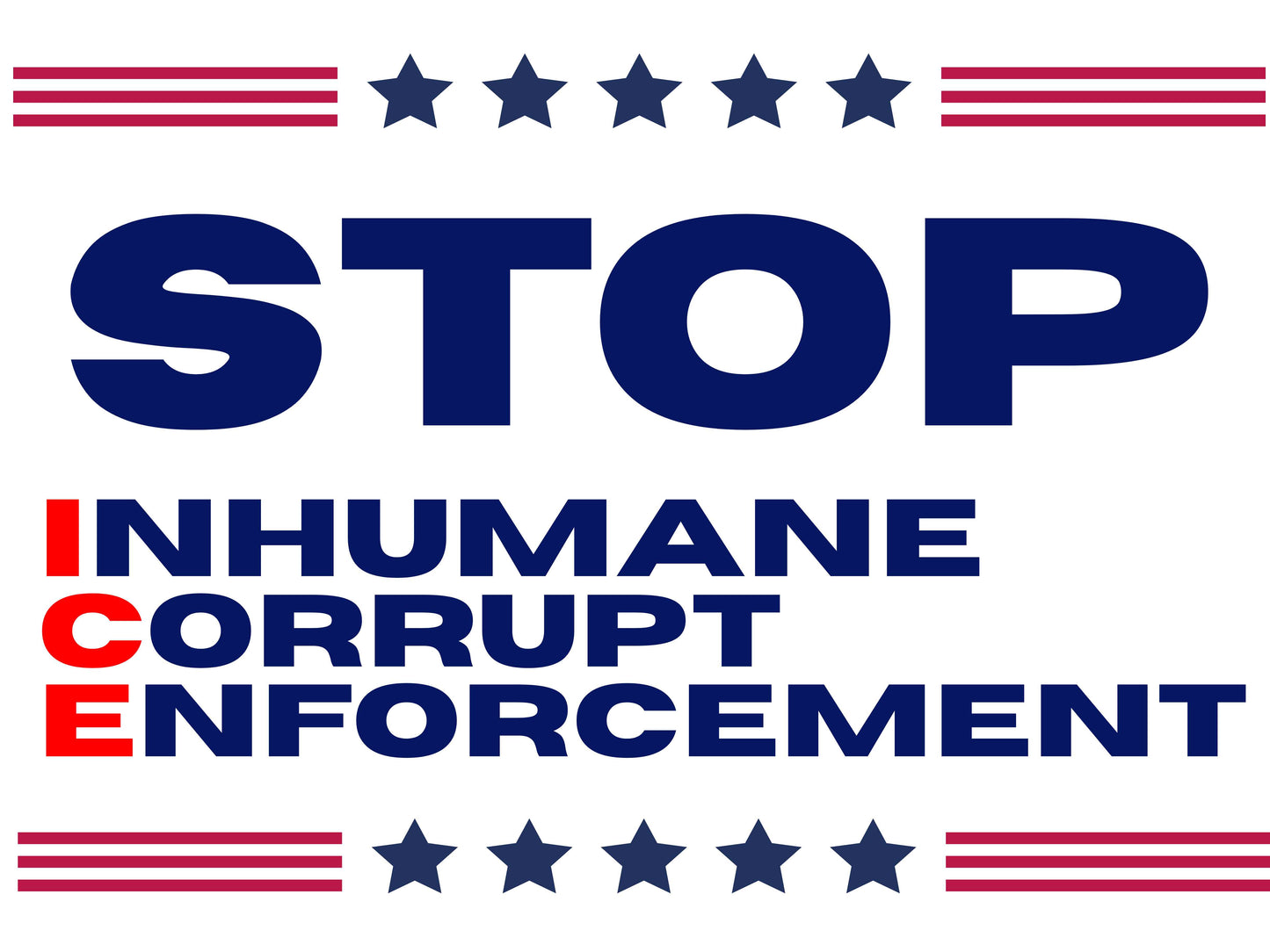 24x18  Protest Signs – Stand Loud. Stand Proud!