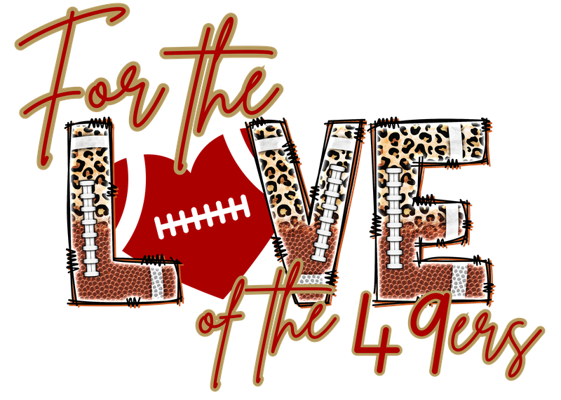 "SF Niners" (Multiple Options) Ready-to-Print DTF Transfers.