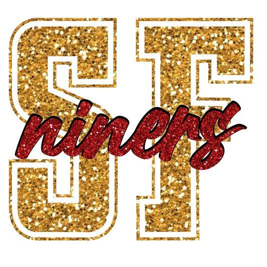 "SF Niners" (Multiple Options) Ready-to-Print DTF Transfers.
