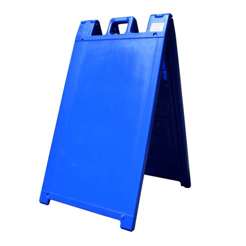 Plasticade Signicade® A-Frame Sign Stand WITH (2) 24X36 Coroplast Custom Signs