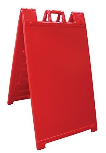Plasticade Signicade® A-Frame Sign Stand WITH (2) 24X36 Coroplast Custom Signs